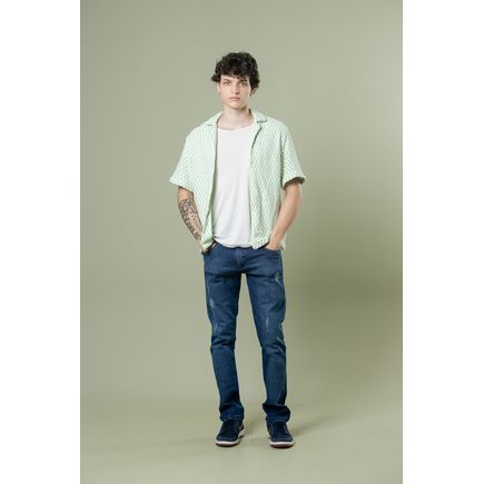 Calça Tradicional Skinny Masculina