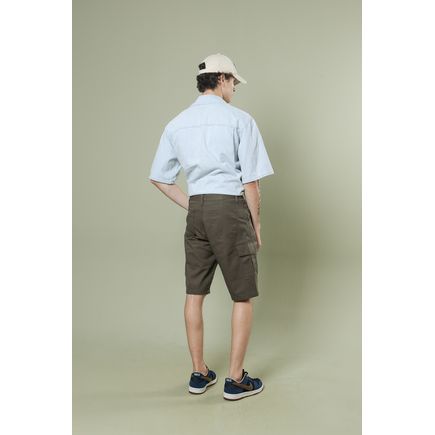 Bermuda Sarja Cargo Masculina