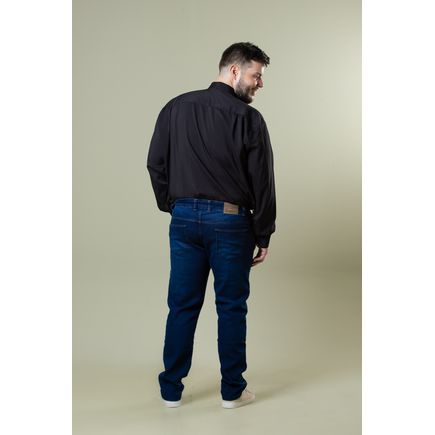 Calça Jeans Tradicional Masculina Plus Size