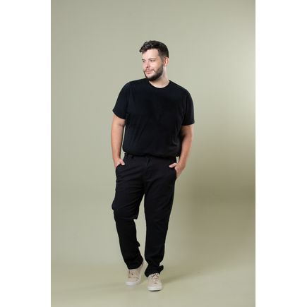Calça Social Sarja Masculina Plus Size