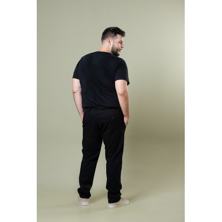 Calça Social Sarja Masculina Plus Size