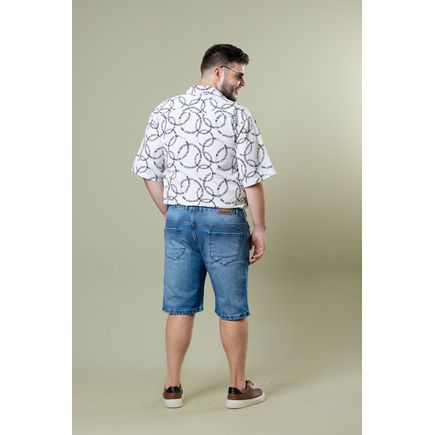 Bermuda Jeans Masculino Plus Size