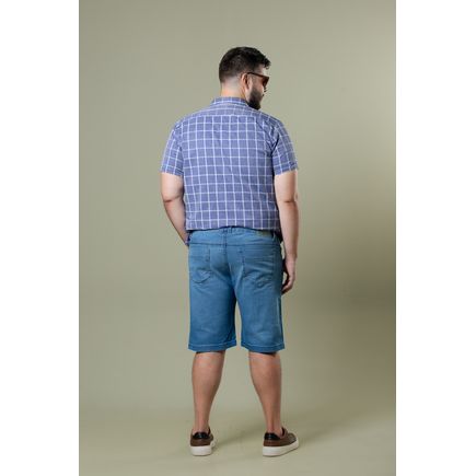Bermuda Jeans Masculino Plus Size