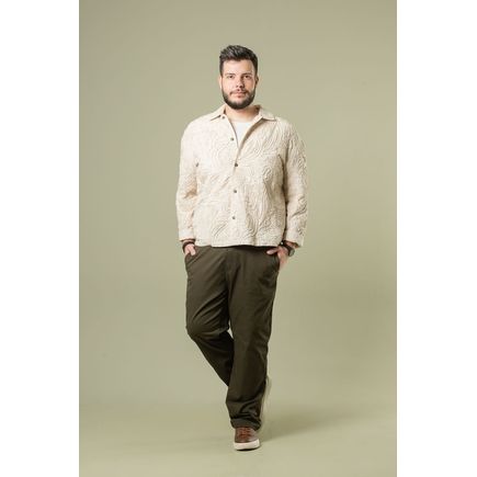 Jaqueta Sarja Masculina Plus Size