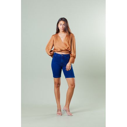 Bermuda Jeans Feminina