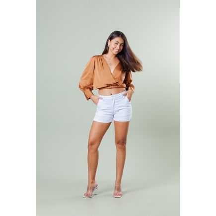 Short Sarja Social Feminino