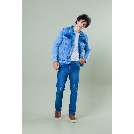 Jaqueta Jeans Masculina