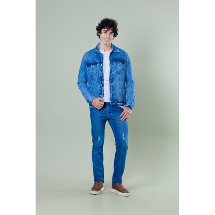 Jaqueta Jeans Masculina