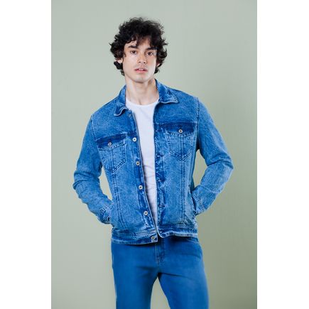 Jaqueta Jeans Masculina