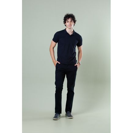 Calça Sarja Social Skinny Masculina