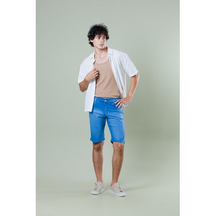 Bermuda Tradicional Jeans Masculina