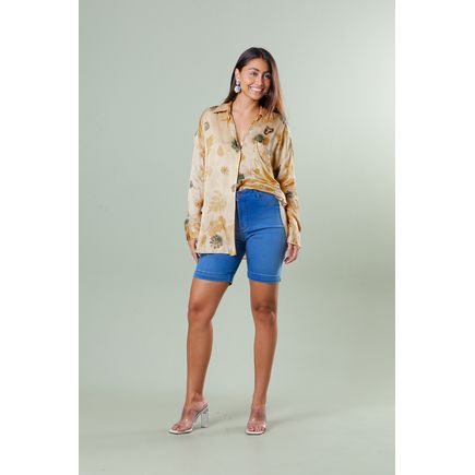 Bermuda Jeans Feminina