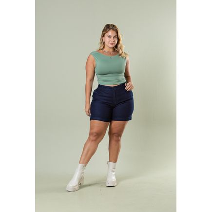 Short Jeans Social Plus Size