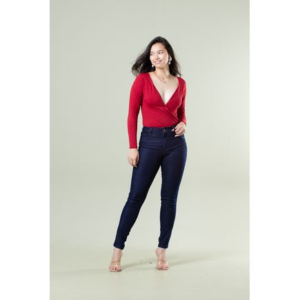 Calça Cigarrete Jeans Feminina