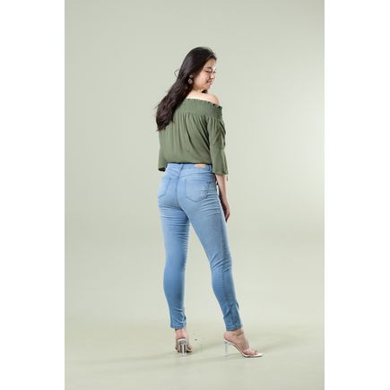 Calça Jeans Cigarrete Feminina