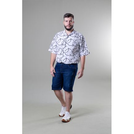 Bermuda Masculina Jeans Plus Size