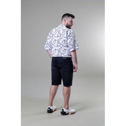 Bermuda Jeans Masculina Plus Size