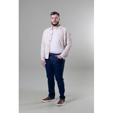 Calça Jeans Tradicional Masculina Plus Size