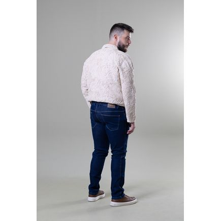 Calça Jeans Tradicional Masculina Plus Size