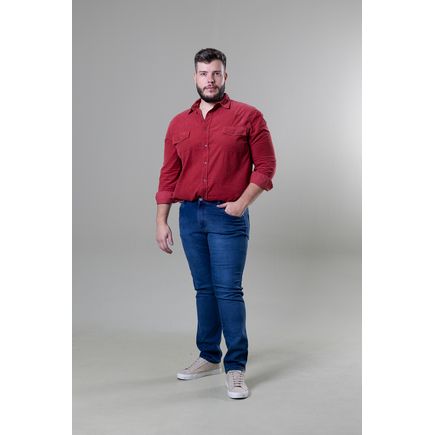 Calça Jeans Masculina Plus Size
