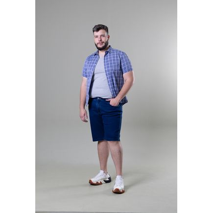 Bermuda Jeans Masculina Plus Size