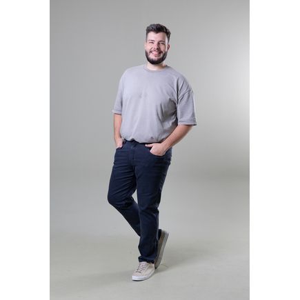 Calça Jeans Tradicional Masculina Plus Size