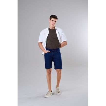 Bermuda Jeans Tradicional Masculina