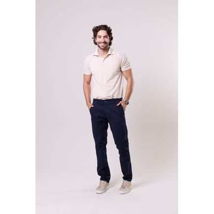 Calça Sarja Social Skinny Masculina