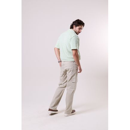 Calça Sarja Cargo Masculina