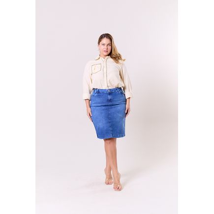 Saia Longa Feminina Plus Size