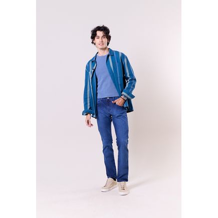 Calça Masculina Jeans Tradicional