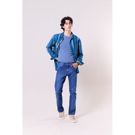 Calça Masculina Jeans Tradicional