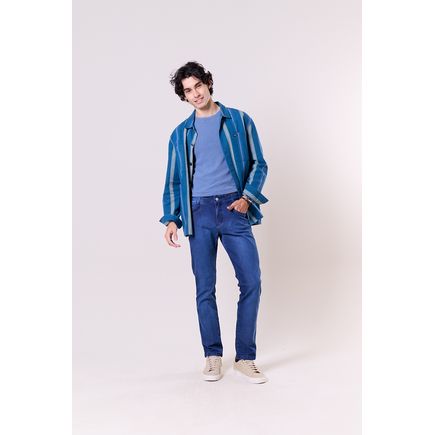 Calça Masculina Jeans Tradicional