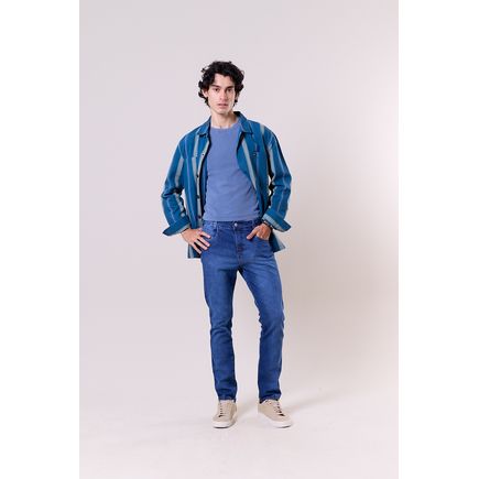 Calça Masculina Jeans Tradicional