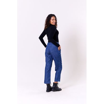 Calça Jeans Cropped Feminina