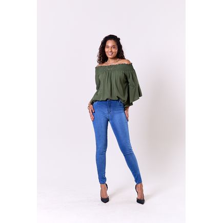 Calça Jeans Cigarrete Feminina