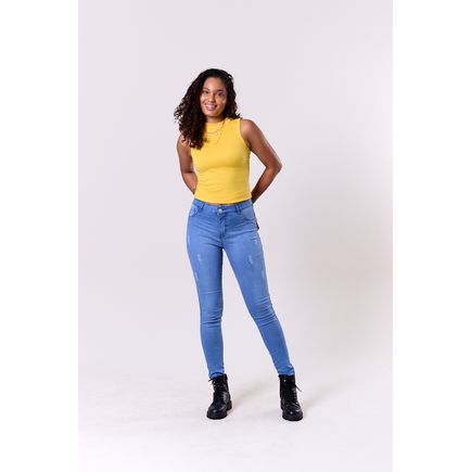 Calça Jeans Cigarrete Feminina