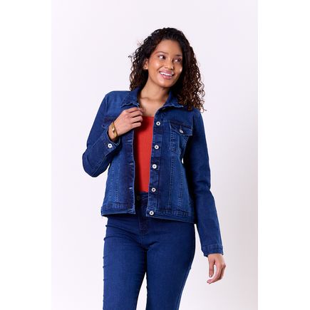 Jaqueta Jeans Feminina