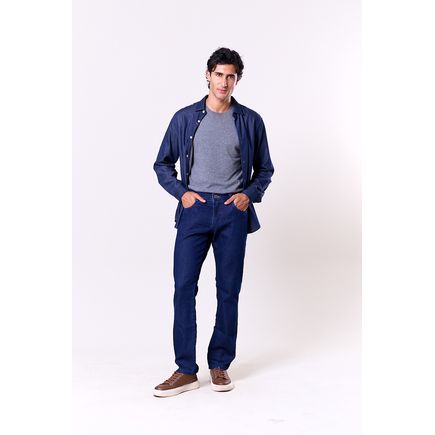 Calça Masculina Jeans Tradicional