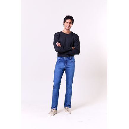 Calça Jeans Tradicional Masculina