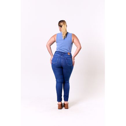 Calça Jeans Cigarrete Feminina Plus