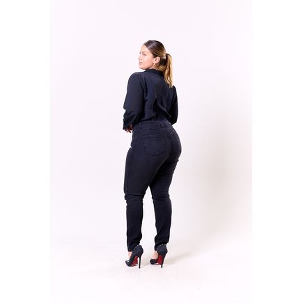 Calça Jeans Cigarrete Feminina Plus