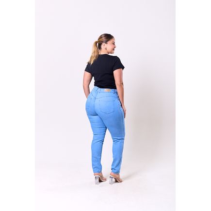Calça Jeans Cigarrete Feminina Plus