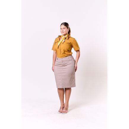 Saia Sarja Longa Feminina Plus