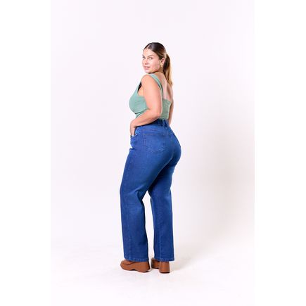 Calça Jeans Wide leg Plus