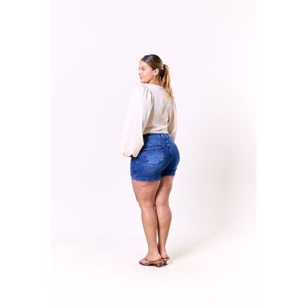 Short Jeans Feminino Plus Size
