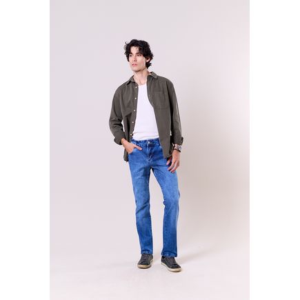 Calça Masculina Jeans Tradicional