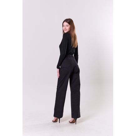 Calça Jeans Pantalona Feminina