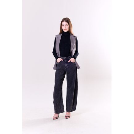 Calça Jeans Barrel Feminina