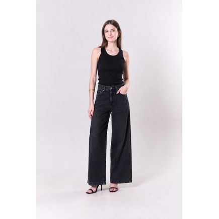 Calça Jeans Pantalona